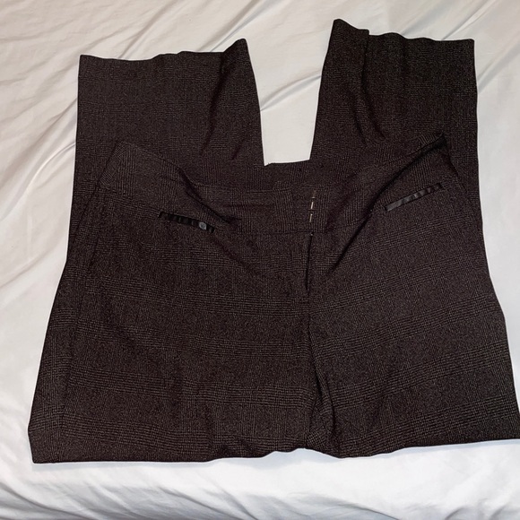 Lane Bryant brown slacks with pockets - Picture 3 of 7